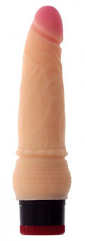Вибратор-реалистик со встроенным пультом REALSTUFF 6INCH VIBRATOR - 15,5 см., Dream Toys