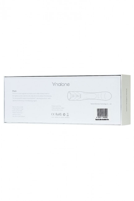 Нежно-розовый вибратор с клиторальным стимулятором Nalone Pure - 20,7 см., Nalone Нежно-розовый вибратор с клиторальным стимулятором Nalone Pure - 20,7 см., Nalone