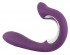 Перезаряжаемый вибратор с клиторальным стимулятором Javida Vibe with Clit Stimulator - 18,5 см., Orion