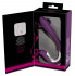 Перезаряжаемый вибратор с клиторальным стимулятором Javida Vibe with Clit Stimulator - 18,5 см., Orion
