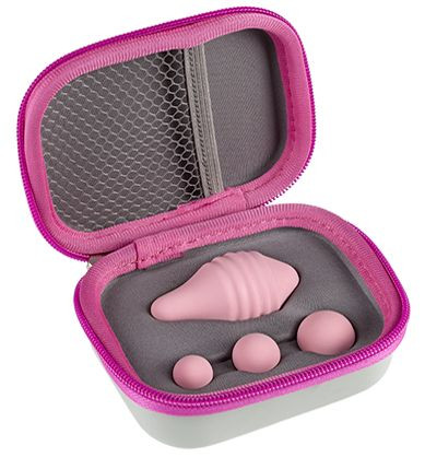 Набор для интимных тренировок Pelvix Concept: контейнер и 3 шарика, Adrien Lastic Набор для интимных тренировок Pelvix Concept: контейнер и 3 шарика, Adrien Lastic