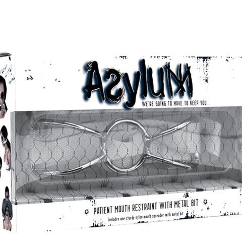Расширитель для рта Asylum Patient Mouth Restraint with Metal Bit белого цвета, Topco Sales