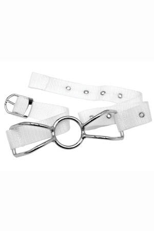 Расширитель для рта Asylum Patient Mouth Restraint with Metal Bit белого цвета, Topco Sales