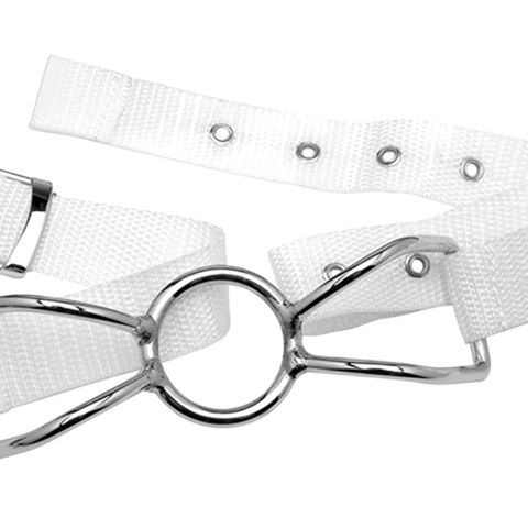 Расширитель для рта Asylum Patient Mouth Restraint with Metal Bit белого цвета, Topco Sales