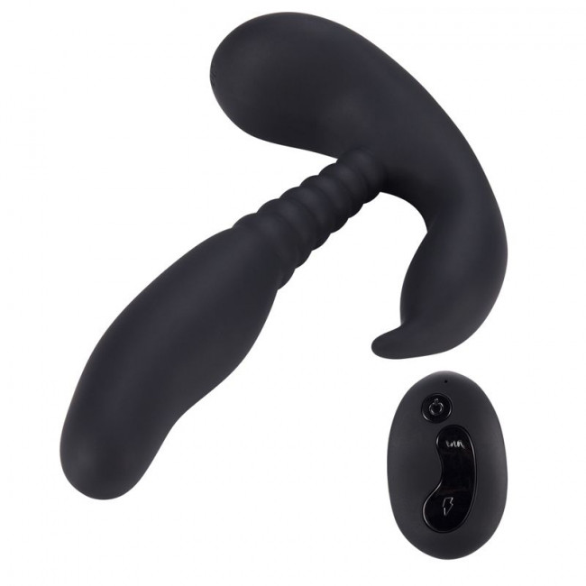 Черный стимулятор простаты Remote Control Anal Pleasure Vibrating Prostate Stimulator - 13,5 см. Черный стимулятор простаты Remote Control Anal Pleasure Vibrating Prostate Stimulator - 13,5 см.