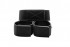 Чёрный двусторонний ошейник с наручниками Reversible Collar and Wrist Cuffs, Shots Media BV Чёрный двусторонний ошейник с наручниками Reversible Collar and Wrist Cuffs, Shots Media BV