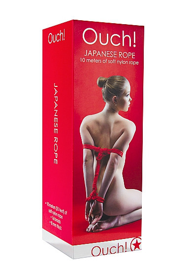 Красная веревка для бандажа Japanese rope