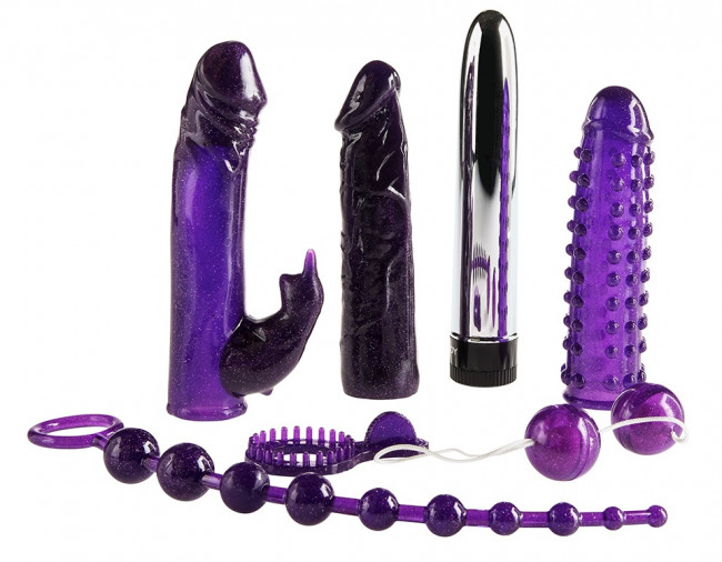 Набор фиолетовых стимуляторов Imperial Rabbit Kit , Toy Joy