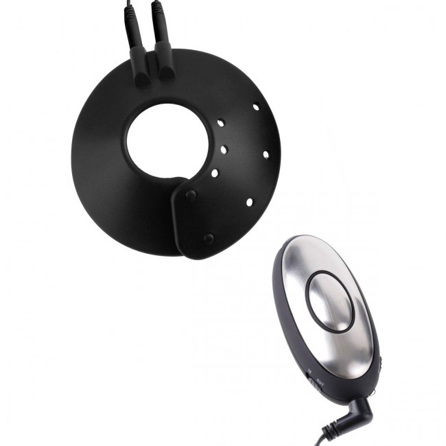 Электростимулятор-накладка на мошонку Shock Therapy Silicone Parachute, Pipedream