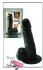 Черный виброфаллос с мошонкой на присоске и выносным пультом - 18 см., Sextoy 2011 Черный виброфаллос с мошонкой на присоске и выносным пультом - 18 см., Sextoy 2011