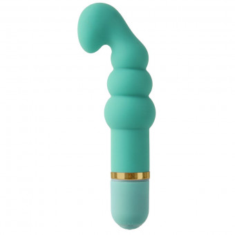 Зеленый G-Spot вибромассажер Pleasurepillar - 14 см., Doc Johnson