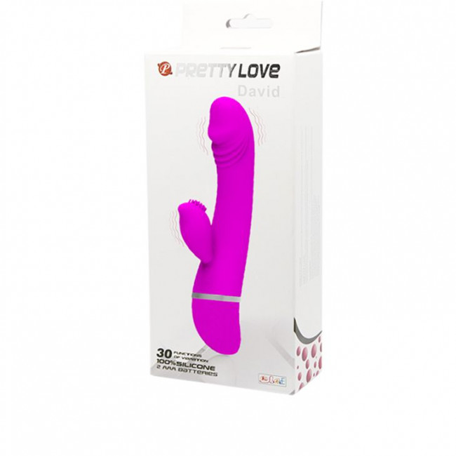 Вибратор Pretty Love David - 18,5 см., Baile Вибратор Pretty Love David - 18,5 см., Baile
