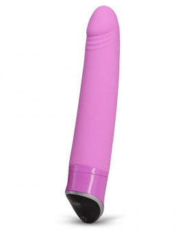 Розовый вибратор PLAY CANDI BLAST PINK - 17 см., Seven Creations