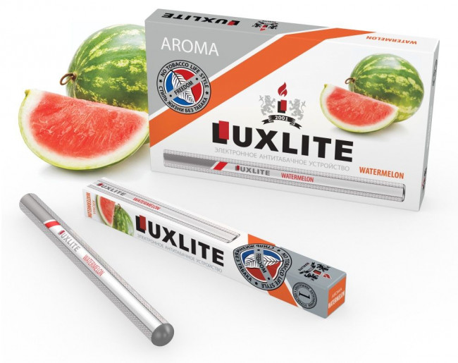 Одноразовое электронное антитабачное устройство WATERMELON с ароматом арбуза, Luxlite