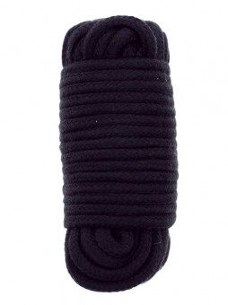 Черная веревка для связывания BONDX LOVE ROPE - 10 м., Dream Toys