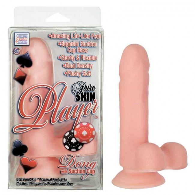 Фаллоимитатор на присоске Player Dong - 18 см., California Exotic Novelties