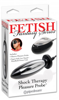 Анальный электростимулятор Shock Therapy Pleasure Probe - 7,5 см., Pipedream