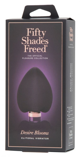 Фиолетовый клиторальный стимулятор Desire Blooms Rechargeable Clitoral Vibrator, Fifty Shades of Grey