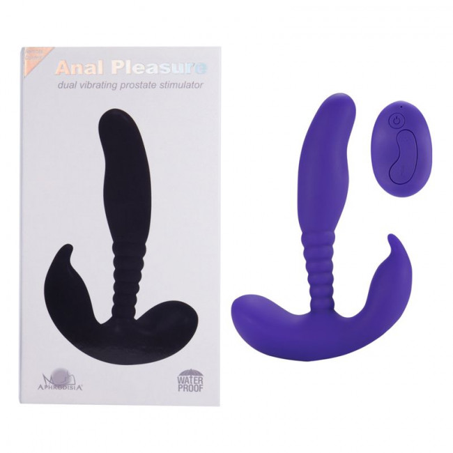 Фиолетовый стимулятор простаты Remote Control Anal Pleasure Vibrating Prostate Stimulator - 13,5 см. Фиолетовый стимулятор простаты Remote Control Anal Pleasure Vibrating Prostate Stimulator - 13,5 см.