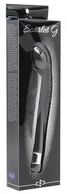 Чёрный G-стимулятор с вибрацией Scarlet G - 21 см., Blush Novelties