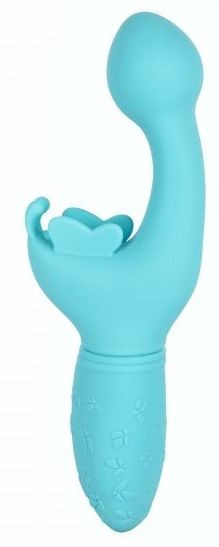 Голубой вибратор-кролик Rechargeable Butterfly Kiss Голубой вибратор-кролик Rechargeable Butterfly Kiss