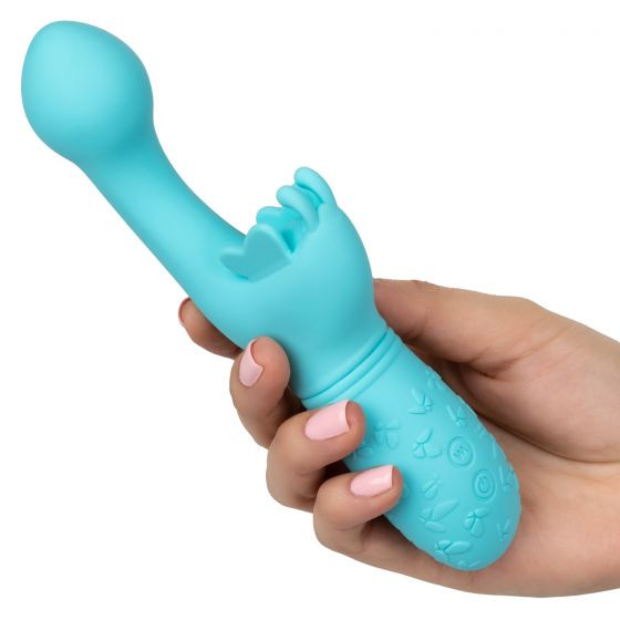 Голубой вибратор-кролик Rechargeable Butterfly Kiss Голубой вибратор-кролик Rechargeable Butterfly Kiss