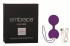 Фиолетовые вагинальные шарики Embrace с вибрацией, California Exotic Novelties