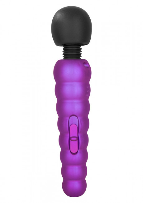 Фиолетовый вибратор Power Massager - 20 см., Toy Joy