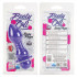 Фиолетовая анальная пробка Booty Call Player с вибрацией - 14 см., California Exotic Novelties