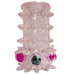Нежная насадка с шариками и шипами JAPANESE CULTURE PEARL TICKLER RING, Tonga Нежная насадка с шариками и шипами JAPANESE CULTURE PEARL TICKLER RING, Tonga