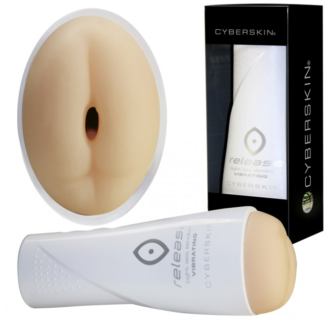 Мастурбатор-анус в тубе Cyberskin Tight Ass с вибрацией, Topco Sales