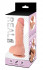 Телесный фаллоимитатор-реалистик с мошонкой Real Dual Layer - 21,5 см., Real Телесный фаллоимитатор-реалистик с мошонкой Real Dual Layer - 21,5 см., Real