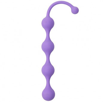 Фиолетовая анальная цепочка SEE YOU FOUR BEADS ANAL - 24 см., Dream Toys