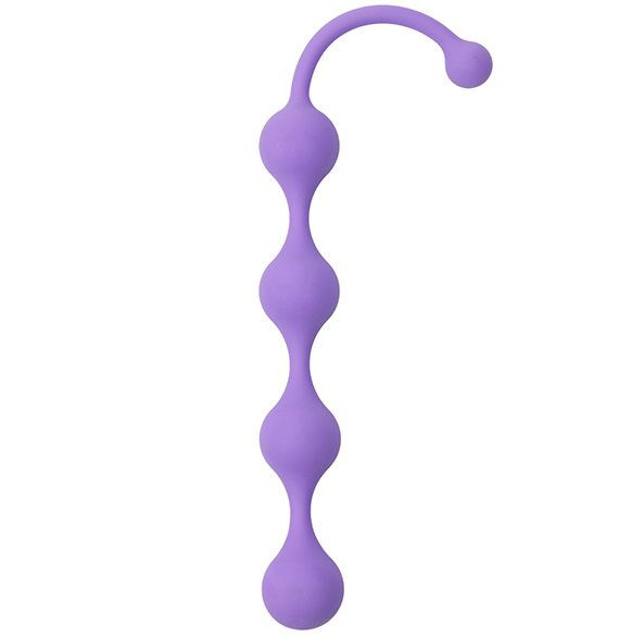 Фиолетовая анальная цепочка SEE YOU FOUR BEADS ANAL - 24 см., Dream Toys Фиолетовая анальная цепочка SEE YOU FOUR BEADS ANAL - 24 см., Dream Toys
