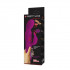 Лиловый вибратор с клиторальной стимуляцией Body Touch - 22,5 см., Baile