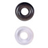 Комплект эрекционных колец STUD RINGS WHITE/BLACK , Toy Joy