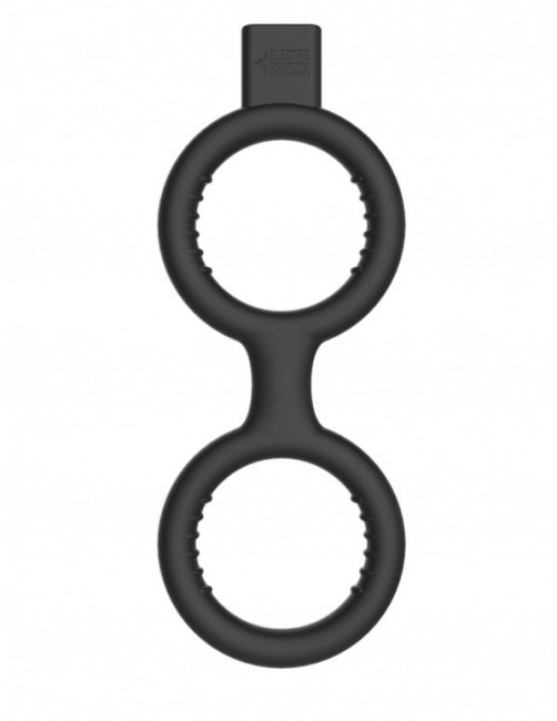 Кольцо с электростимуляцией E-Stimulation Cock Ring with Ballstrap, Shots Media BV