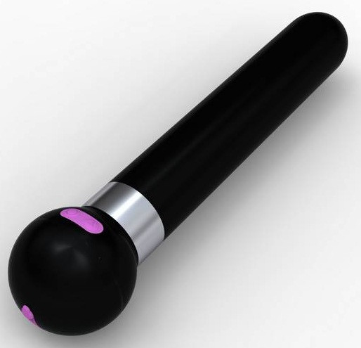 Черный силиконовый вибратор Touch Vibe, Odeco