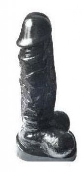 Фаллос-гигант с мошонкой на присоске - 28,5 см., Sextoy 2011