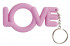 Розовое эрекционное кольцо-брелок Love Cocking , Shots Media BV