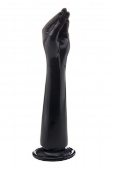 Чёрная рука для фистинга Realistic Hand 12,8 Inch - 32,5 см., Shots Media BV