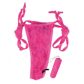 Розовые вибротрусики Remote Control Panty Vibe, Screaming O