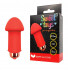 Красный силиконовый вибромассажер Sweet Toys - 5 см., Bior toys