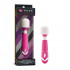 Розовый мини-вибратор с белой головкой на гнущейся шее Rose Wish, Blush Novelties