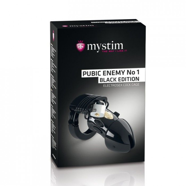 Пояс верности с электростимуляцией Mystim Pubic Enemy No1 Black Edition, MyStim