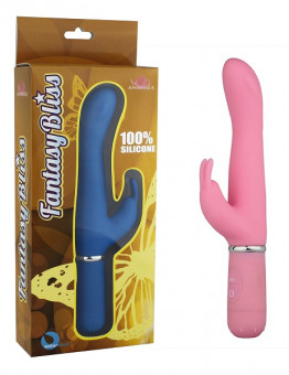 Розовый вибростимулятор 10 Function G Spot Rabbit - 21,5 см., Howells