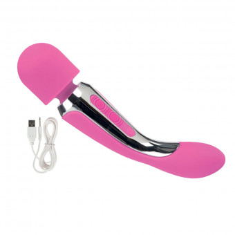 Розовый вибромассажер EMBRACE BODY WAND, California Exotic Novelties