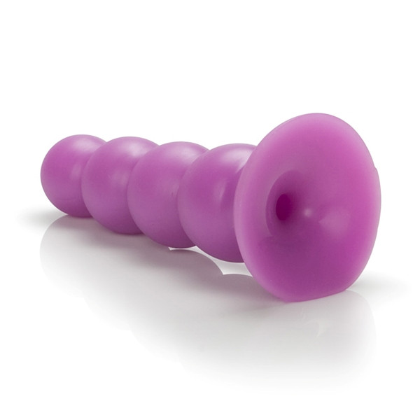 Фиолетовая анальная елочка Futurotic Plush Advanced - 13 см., California Exotic Novelties