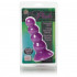 Фиолетовая анальная елочка Futurotic Plush Advanced - 13 см., California Exotic Novelties