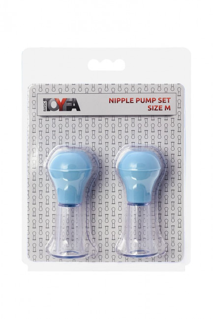 Набор для стимуляции сосков Nipple Pump Set - Size M, ToyFa Набор для стимуляции сосков Nipple Pump Set - Size M, ToyFa